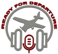 Logo for Ready for Departure Podcast